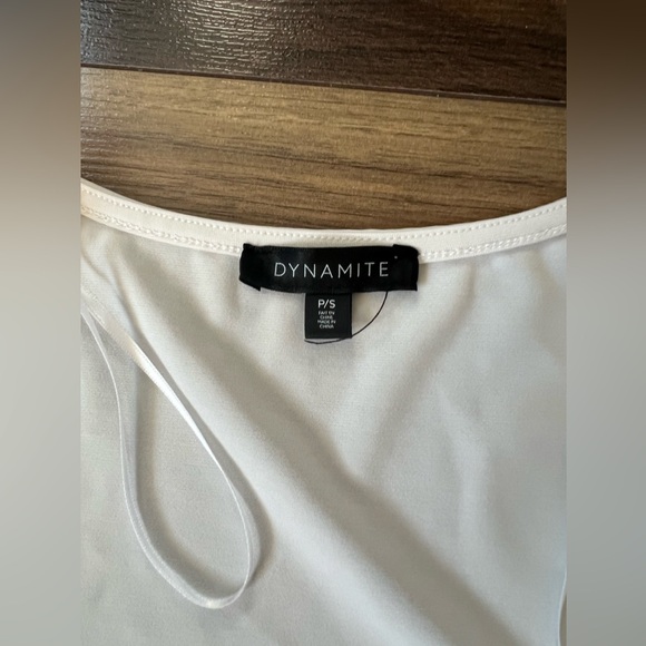 WHITE DYNAMITE BODYSUIT - Picture 2 of 3